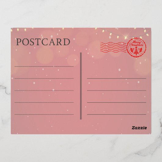 Feestelijke Cheer Awaits: Kerst Briefkaart (Achterkant)