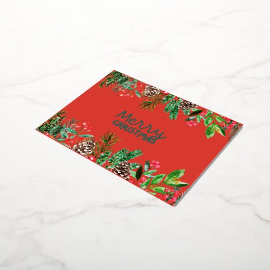 Feestelijke Cheer Awaits: Kerst Briefkaart (Gedraaid)