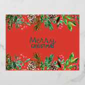 Feestelijke Cheer Awaits: Kerst Briefkaart (Voorkant)