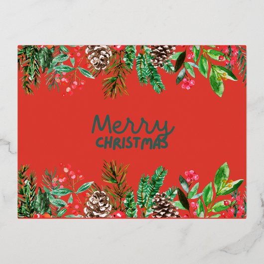 Feestelijke Cheer Awaits: Kerst Briefkaart (Voorkant)