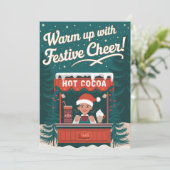 Feestelijke Cheer - Christmas Kaart (Staand voorkant)