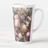 Feestelijke Cheer in zachte tinten Latte Mok (Rechts)