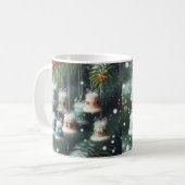 Feestelijke Cheer: Kerst Schattigee Bell Design Mo Koffiemok (Voorkant links)
