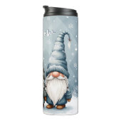 Feestelijke Cheer - Let It Snow Gnome Kerstmis Thermosbeker (Geroteerd rechts)