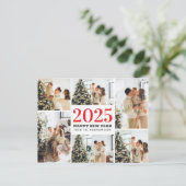 Feestelijke Cheers | Elegant Gelukkig Nieuwjaar 6  Feestdagenkaart (Staand voorkant)