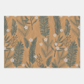 Feestelijke Cheetah Holiday Gem Tone Inpakpapier Vel (Voorkant 2)