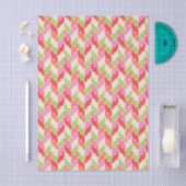 Feestelijke Chevron kerst Tissuepapier (Craft)