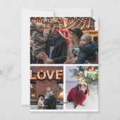 Feestelijke Christmas Moose Holiday Kaart (Achterkant)