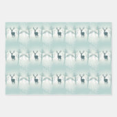 Feestelijke Christmas Wrapping Flat Sheet - Set va Inpakpapier Vel (Voorkant 2)