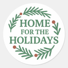 Feestelijke Christmas Wreath Design Stickers