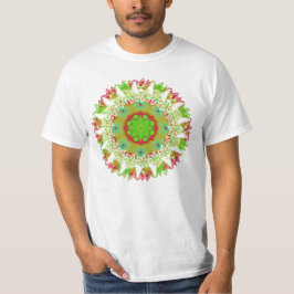 Feestelijke Cirkel Motief Vakantie Seizoen T-shirt