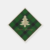 Feestelijke Clan Kincaid Plaid Vakantie Servetten (Hoek)