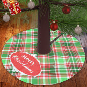 Feestelijke Classic Rood Groen Wit Kerstspel Kerstboom Rok