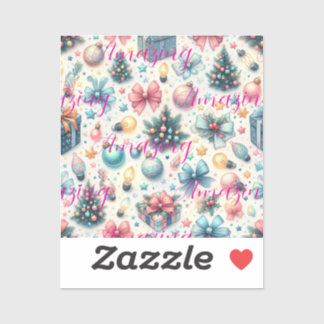 Feestelijke Classic Round Sticker
