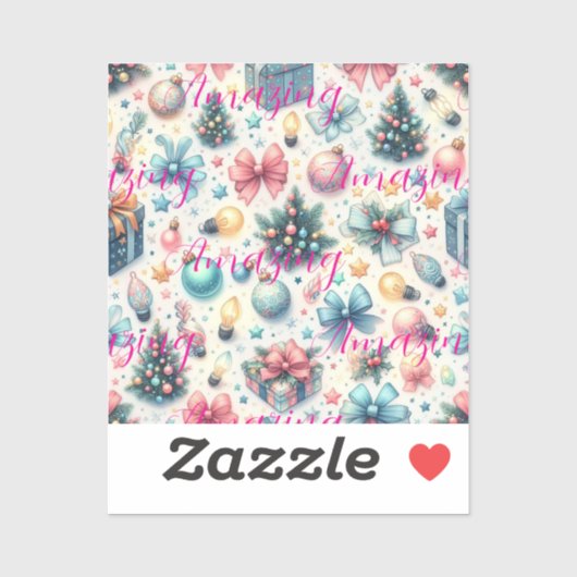 Feestelijke Classic Round Sticker (Vel)