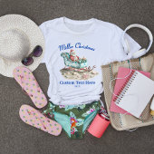 Feestelijke Coastal Santa's Sleigh T-shirt