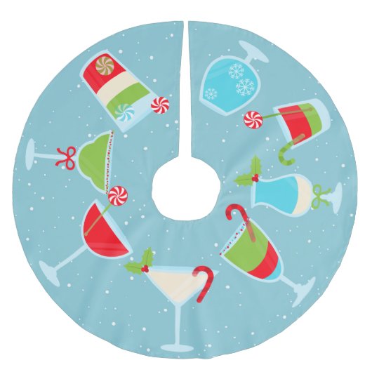 Feestelijke cocktail Drink kerstvakantie Kerstboom Rok (Voorkant)