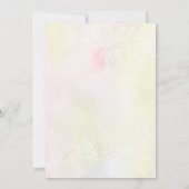 Feestelijke Cocktail Waterverf Kerstfeest Kaart (Achterkant)