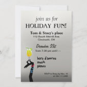 Feestelijke cocktailparty Cheers! Kaart (Achterkant)