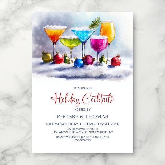 Feestelijke Cocktailparty Kaart