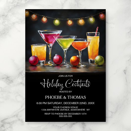 Feestelijke Cocktailparty Kaart