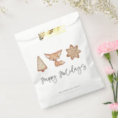 Feestelijke Cookie Trio Kerstmis Bedankzakje (Gezegeld)