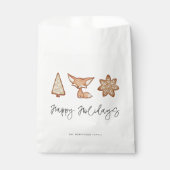 Feestelijke Cookie Trio Kerstmis Bedankzakje (Voorkant)