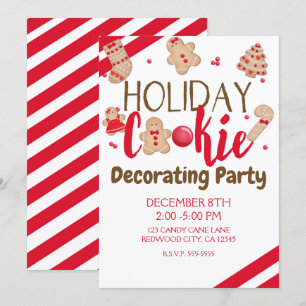 Feestelijke Cookie Versiering Feestje of Uitwissel Kaart
