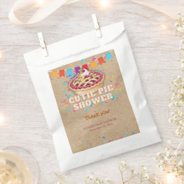 Feestelijke Craft Cutie Pie Party Baby shower Bedankzakje