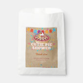 Feestelijke Craft Cutie Pie Party Baby shower Bedankzakje (Voorkant)