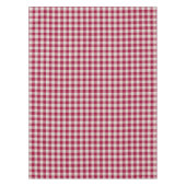 Feestelijke Cranberry Red Gingham geruite rustieke Tafelkleed (Voorkant)