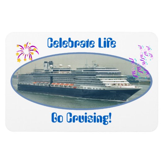 Feestelijke Cruise Premium Magnet Magneet (Horizontaal)