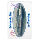 Feestelijke Cruise Premium Magnet Magneet (Verticaal)