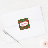 Feestelijke Custom Labels voor Kerstmis Goodies (Envelop)