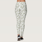 Feestelijke Cypress Pattern Holiday Leggings (Achterkant)