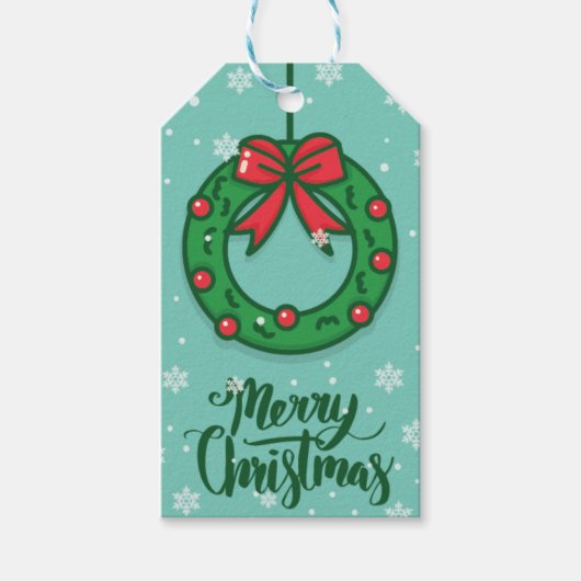 feestelijke daad cadeaulabel (Voorkant)