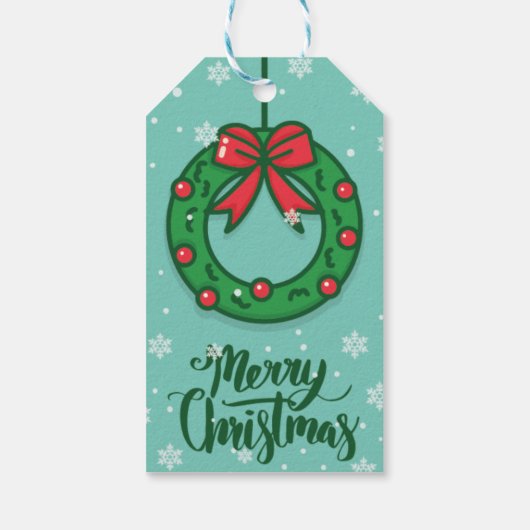 feestelijke daad cadeaulabel (Achterkant)