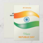 feestelijke dag india feestdagenkaart (Voorkant / Achterkant)