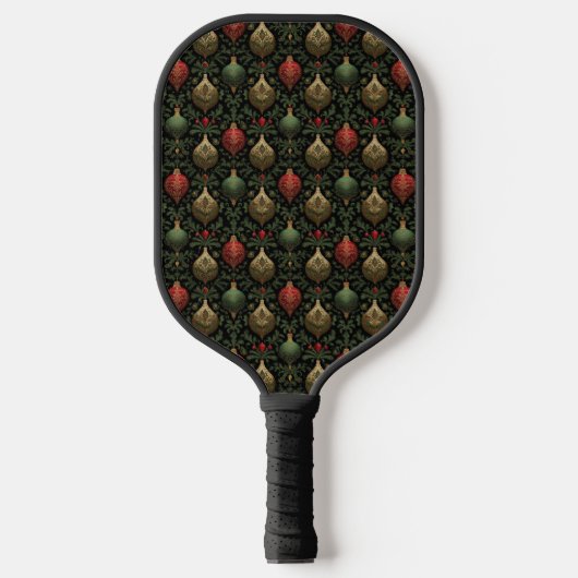 Feestelijke Damast  Pickleball Paddle (Voorkant)