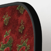 Feestelijke Damast  Pickleball Paddle (Links Detail)