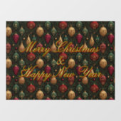 Feestelijke Damast  Raamsticker (Vel)