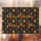Feestelijke Damast  Raamsticker (Vel 2)