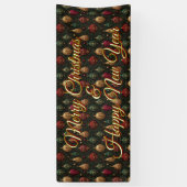 Feestelijke Damast Spandoek (Verticaal)