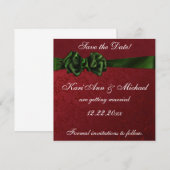 Feestelijke Datum Bewaring Save The Date (Voorkant / Achterkant)