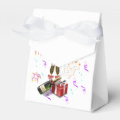 Feestelijke decoraties bedankdoosjes (Voorkant Zijde)