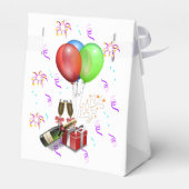 Feestelijke decoraties bedankdoosjes (Achterkant)