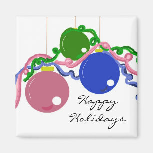 Feestelijke decoraties en mooie linten magneet