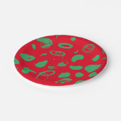 Feestelijke design papier borden papieren bordje (Gekanteld)