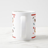 Feestelijke dieren grote koffiekop (Achterkant)