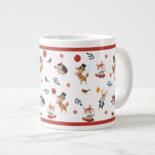 Feestelijke dieren  grote koffiekop